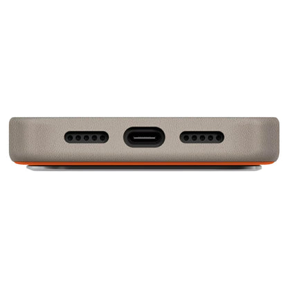 Husa pentru Apple iPhone 17 Pro, UNIQ, Lyden Leatherette, Portocalie Bej