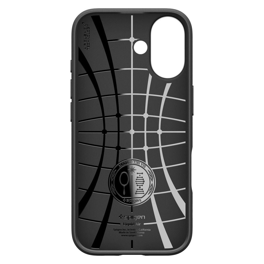 Husa pentru Apple iPhone 17, Spigen, Liquid Air, Neagra Mata
