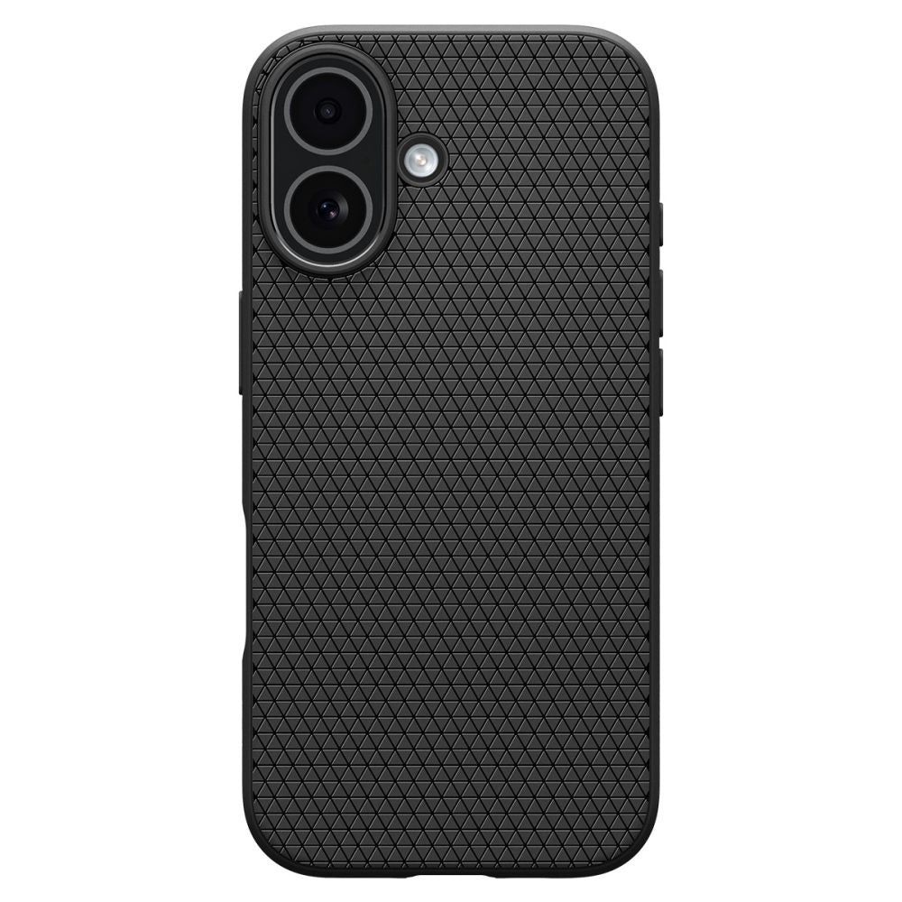 Husa pentru Apple iPhone 17, Spigen, Liquid Air, Neagra Mata