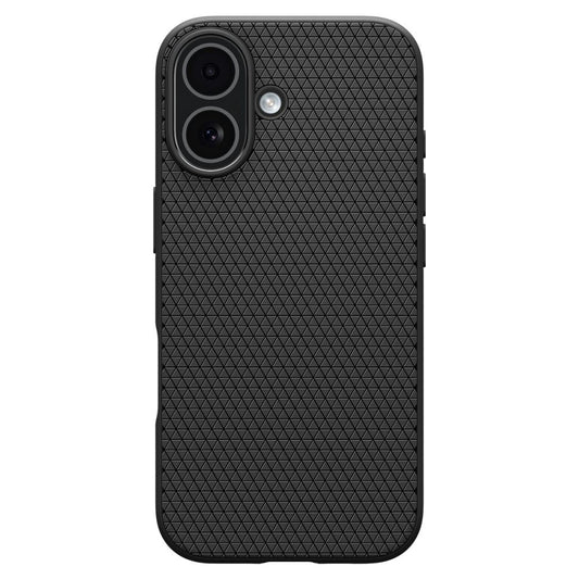 Husa pentru Apple iPhone 17, Spigen, Liquid Air, Neagra Mata