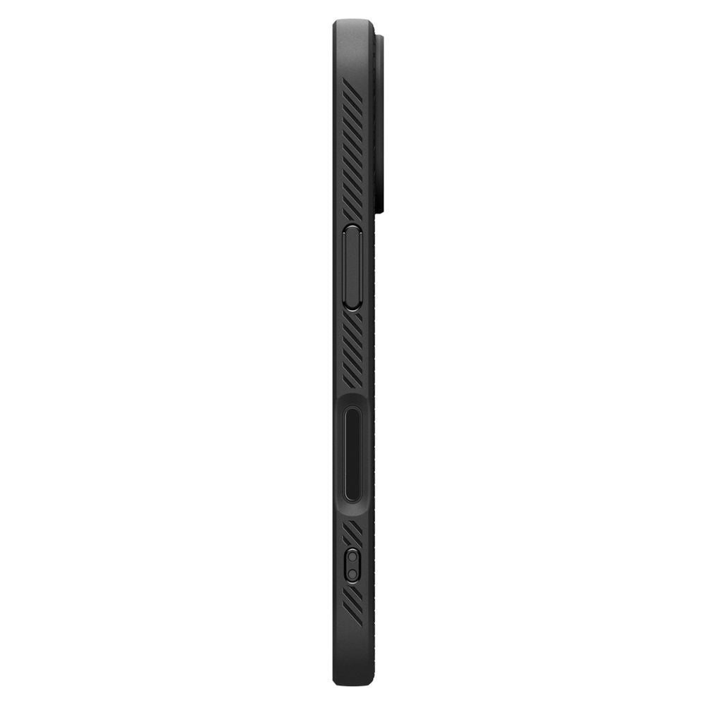 Husa pentru Apple iPhone 17, Spigen, Liquid Air, Neagra Mata