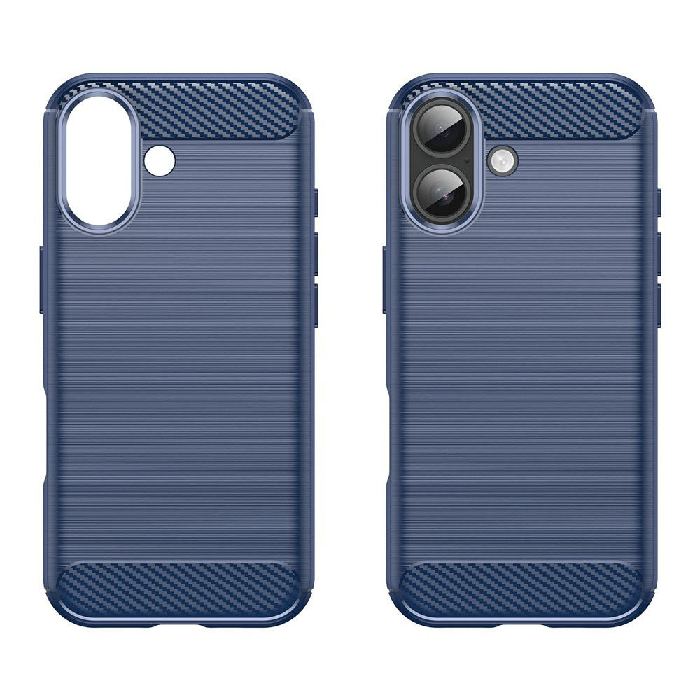 Husa pentru Apple iPhone 17, Techsuit, Carbon, Albastra