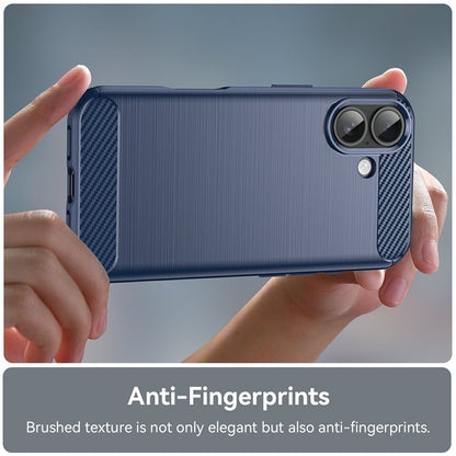 Husa pentru Apple iPhone 17, Techsuit, Carbon, Albastra