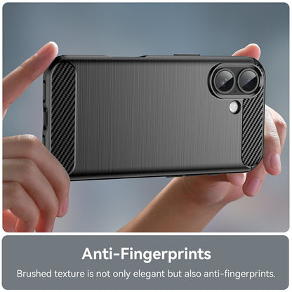 Husa pentru Apple iPhone 17, Techsuit, Carbon, Neagra