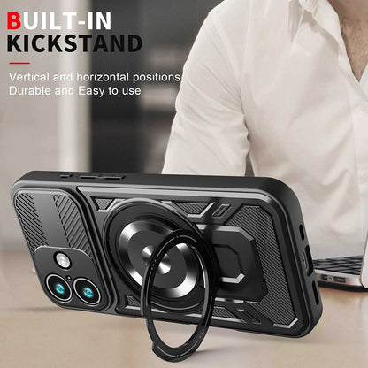 Husa pentru Apple iPhone 17, Techsuit, RuggedCam, Gri