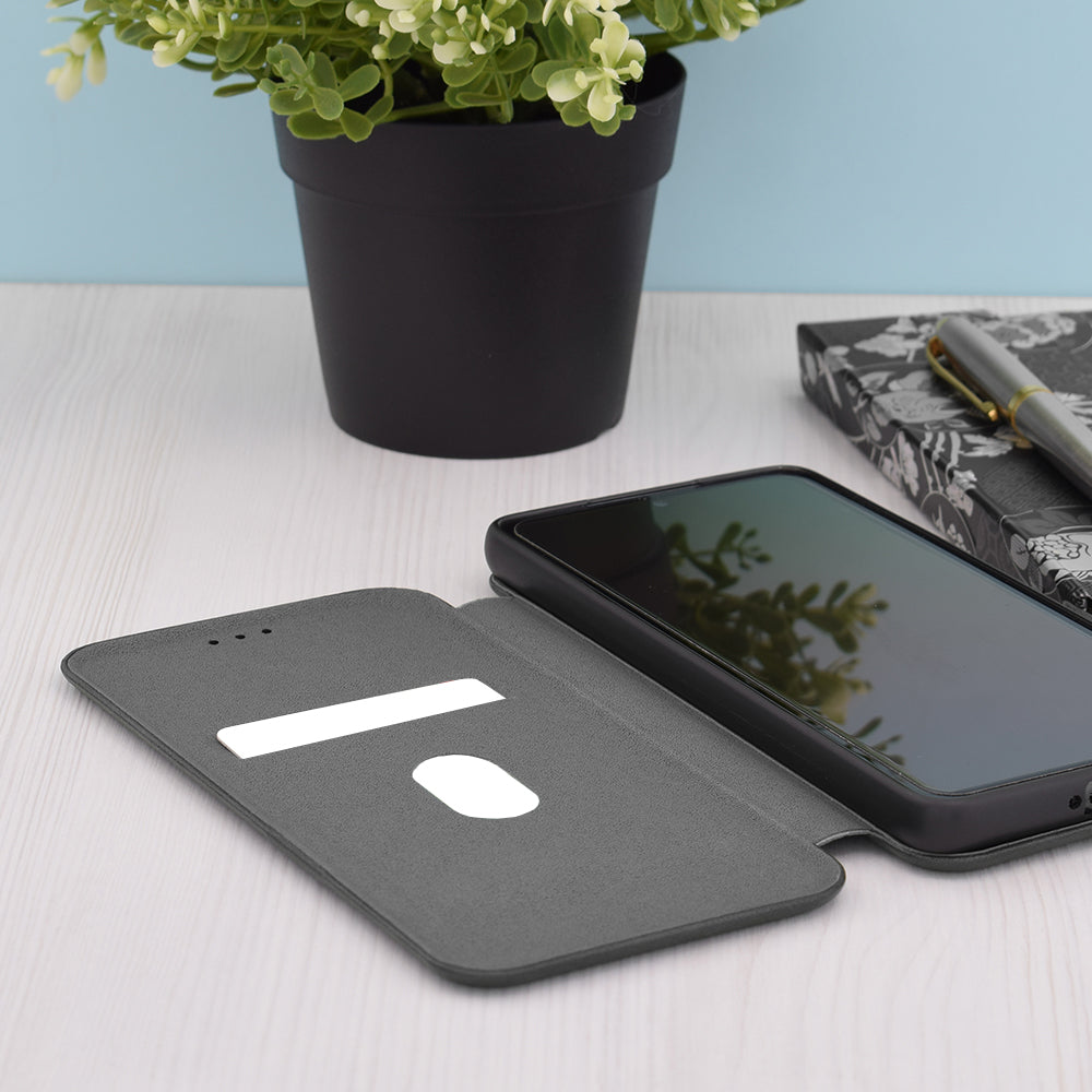 Husa pentru Apple iPhone 17, Techsuit, Safe Wallet Plus, Neagra