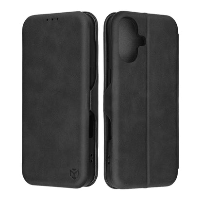 Husa pentru Apple iPhone 17, Techsuit, Safe Wallet Plus, Neagra