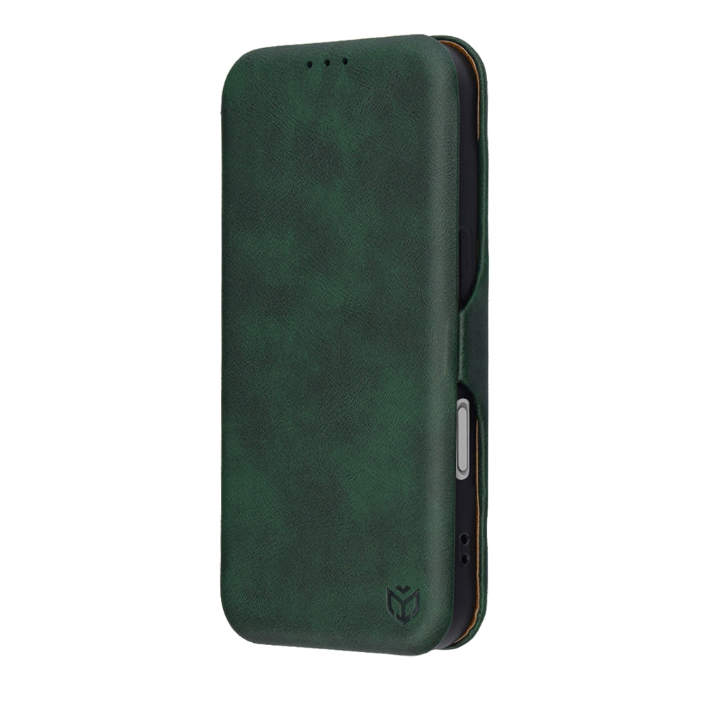 Husa pentru Apple iPhone 17, Techsuit, Safe Wallet Plus, Verde