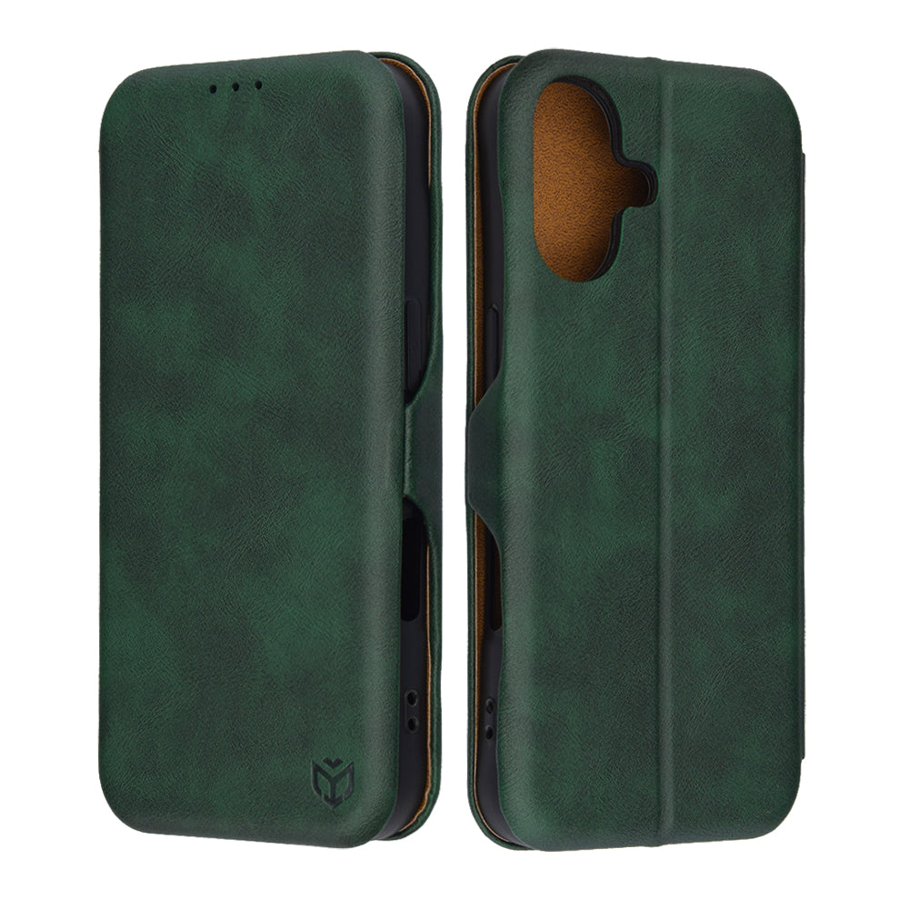 Husa pentru Apple iPhone 17, Techsuit, Safe Wallet Plus, Verde