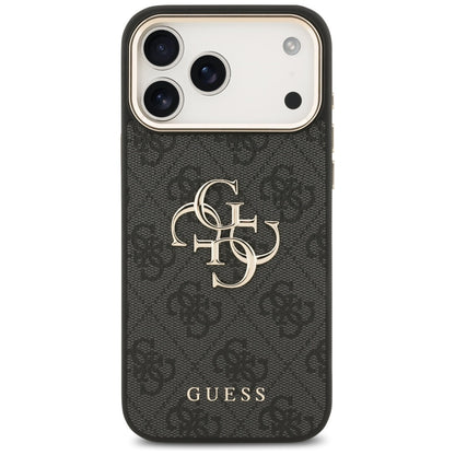 Husa pentru Apple iPhone 18 Pro / 17 Pro, Guess, 4G Big Classic Logo, Neagra