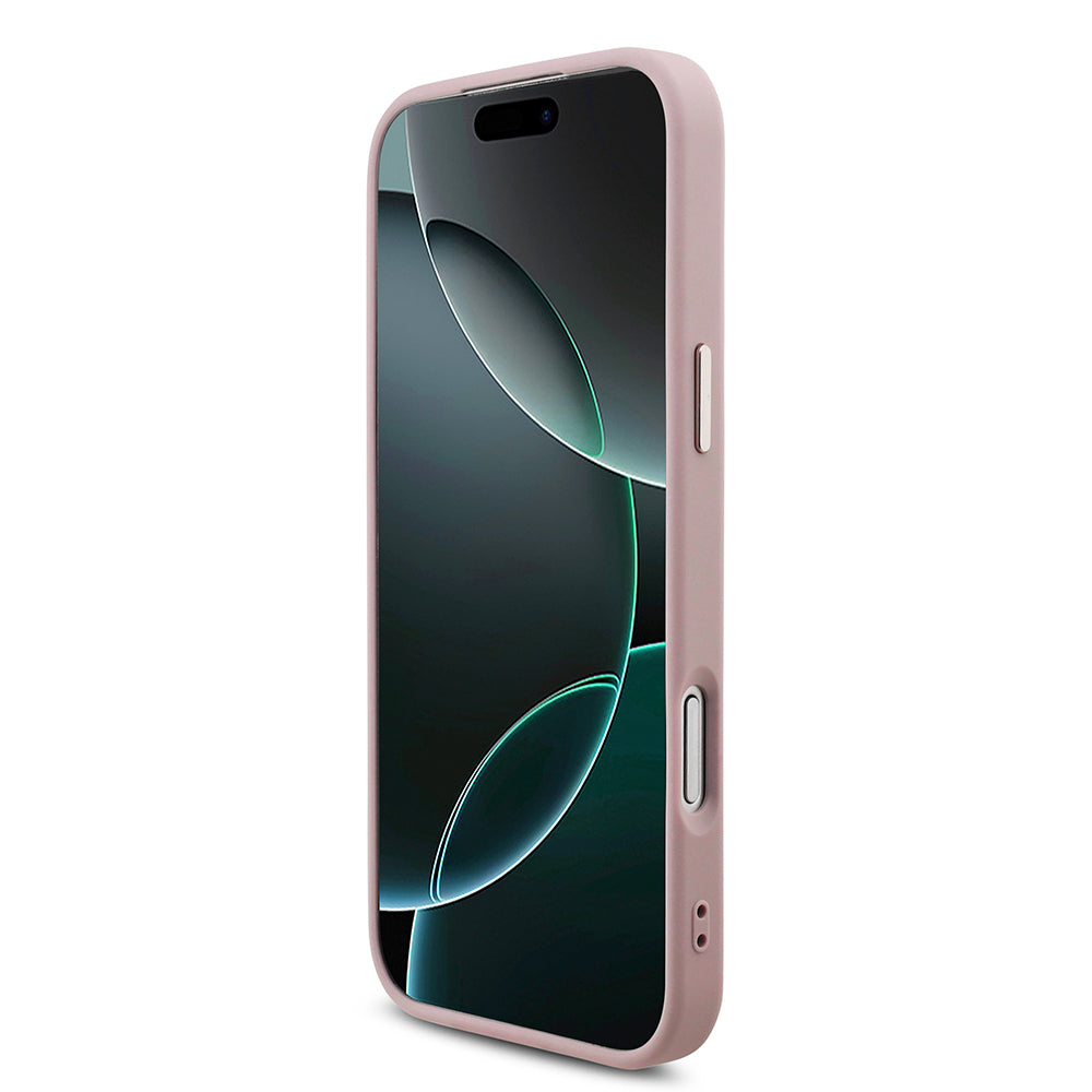 Husa pentru Apple iPhone 18 Pro / 17 Pro, Guess, 4G Big Classic Logo, Roz
