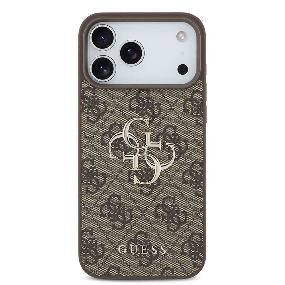 Husa pentru Apple iPhone 18 Pro / 17 Pro, Guess, 4G Big Logo, Maro