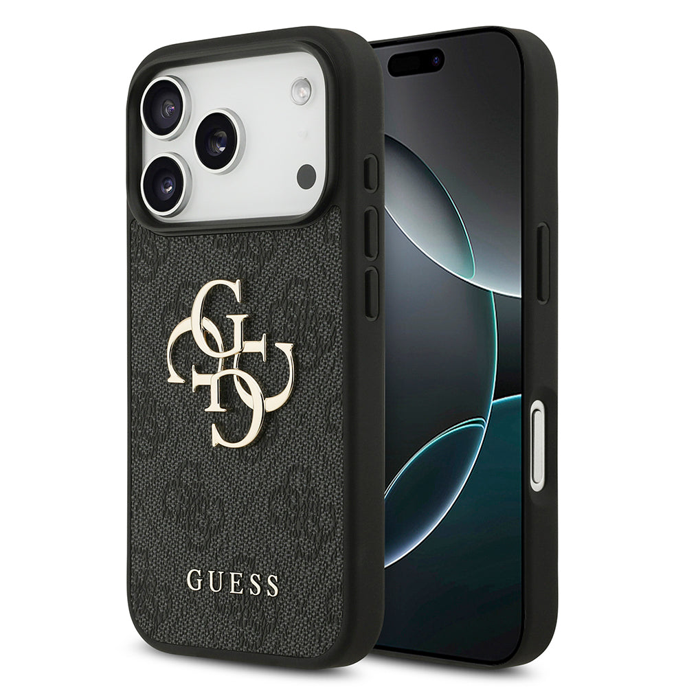 Husa pentru Apple iPhone 18 Pro / 17 Pro, Guess, 4G Big Logo, Neagra