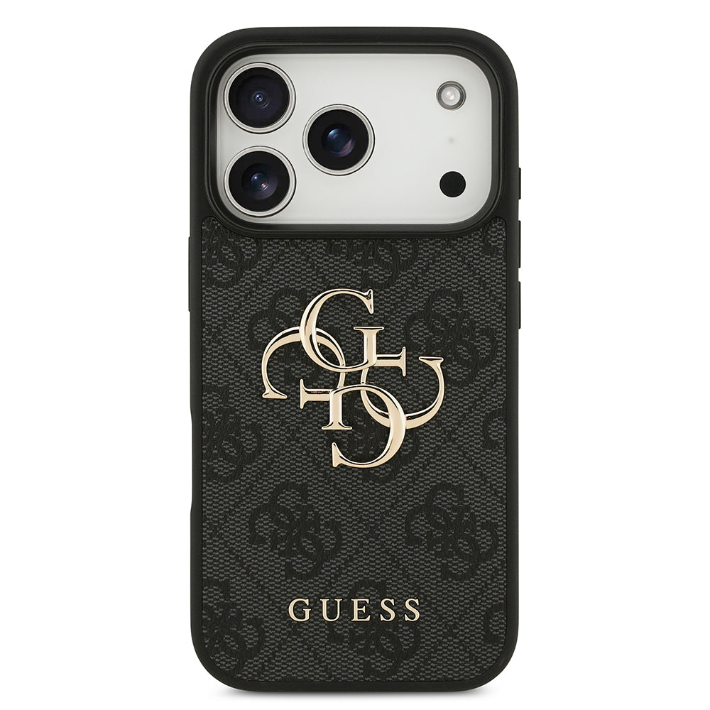 Husa pentru Apple iPhone 18 Pro / 17 Pro, Guess, 4G Big Logo, Neagra