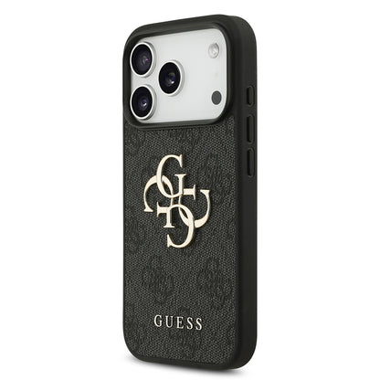 Husa pentru Apple iPhone 18 Pro / 17 Pro, Guess, 4G Big Logo, Neagra