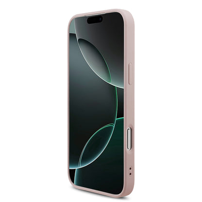 Husa pentru Apple iPhone 18 Pro / 17 Pro, Guess, 4G Big Logo, Roz