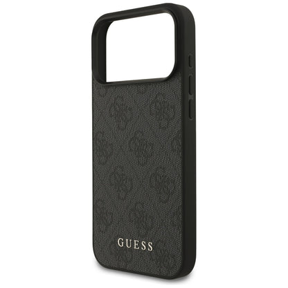 Husa pentru Apple iPhone 18 Pro / 17 Pro, Guess, 4G Classic Logo, Neagra