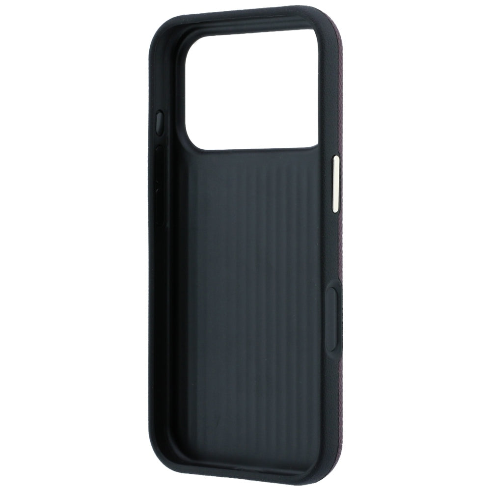 Husa pentru Apple iPhone 18 Pro / 17 Pro, Guess, Grained Big Resin Logo, Visinie