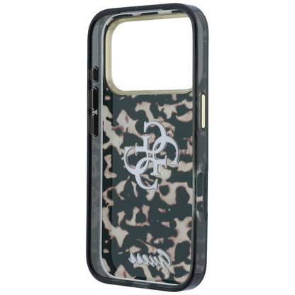Husa pentru Apple iPhone 18 Pro / 17 Pro, Guess, IML 4G Metal Script, Maro