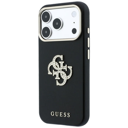 Husa pentru Apple iPhone 18 Pro / 17 Pro, Guess, Smooth Big Strass Logo, Visinie