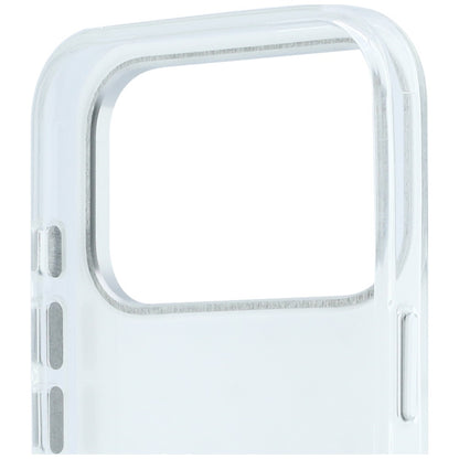 Husa pentru Apple iPhone 18 Pro / 17 Pro, Karl Lagerfeld, IML Rhinestones and Electroplated Logo, Alba
