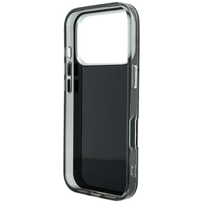 Husa pentru Apple iPhone 18 Pro / 17 Pro, Karl Lagerfeld, IML Rhinestones and Electroplated Logo, Neagra