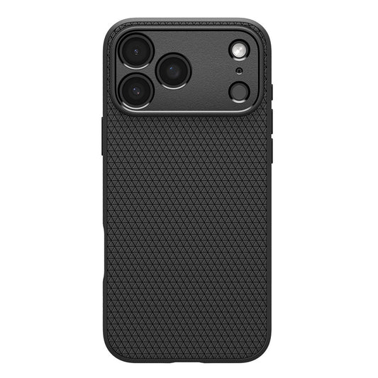 Husa pentru Apple iPhone 18 Pro / 17 Pro, Spigen, Liquid Air, Neagra Mata ACS12149