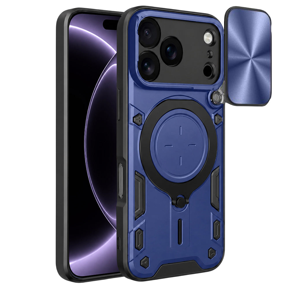 Husa pentru Apple iPhone 18 Pro / 17 Pro, Techsuit, CamGuard Pro, Albastra