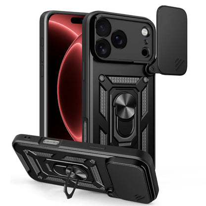 Husa pentru Apple iPhone 18 Pro / 17 Pro, Techsuit, CamShield, Neagra