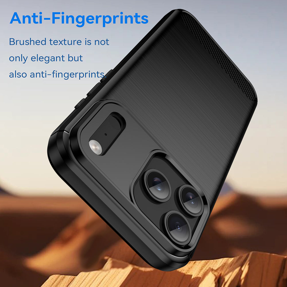 Husa pentru Apple iPhone 18 Pro / 17 Pro, Techsuit, Carbon, Neagra