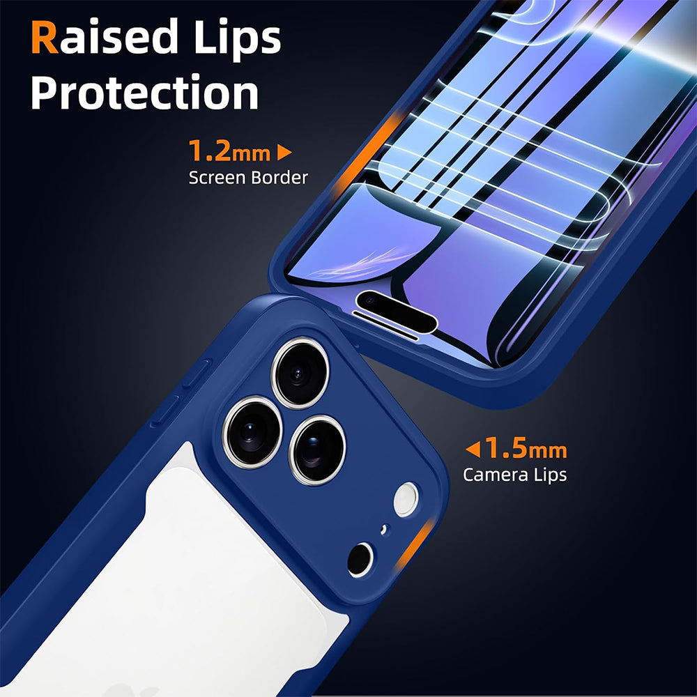 Husa pentru Apple iPhone 18 Pro / 17 Pro, Techsuit, ColorVerse 360, Albastra