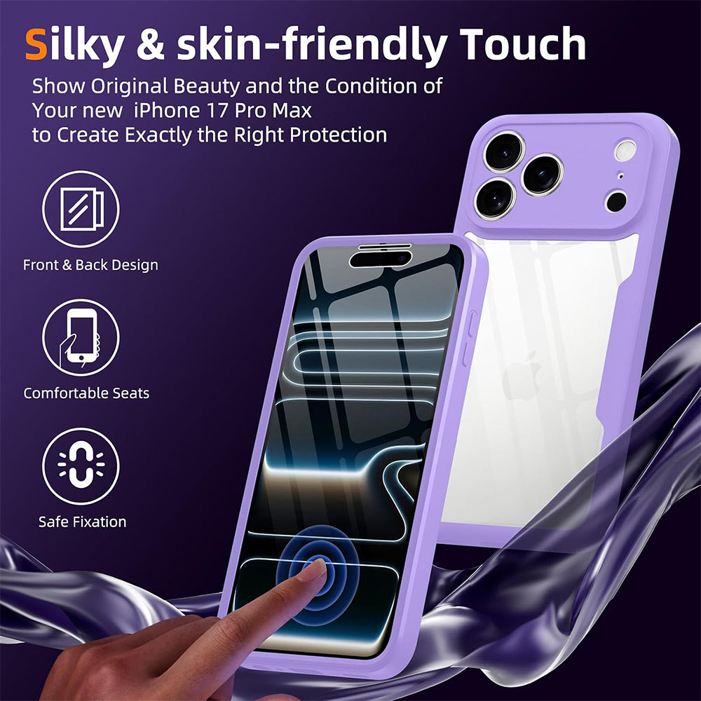 Husa pentru Apple iPhone 18 Pro / 17 Pro, Techsuit, ColorVerse 360, Mov
