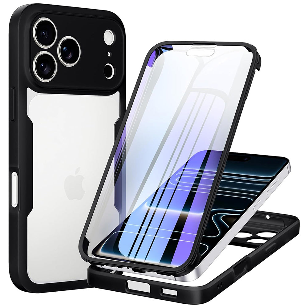 Husa pentru Apple iPhone 18 Pro / 17 Pro, Techsuit, ColorVerse 360, Neagra
