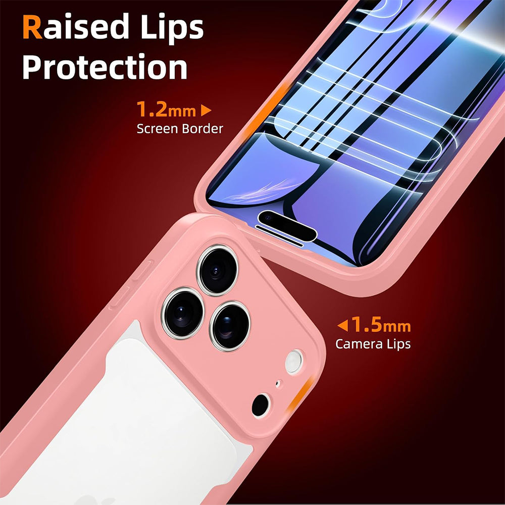 Husa pentru Apple iPhone 18 Pro / 17 Pro, Techsuit, ColorVerse 360, Roz