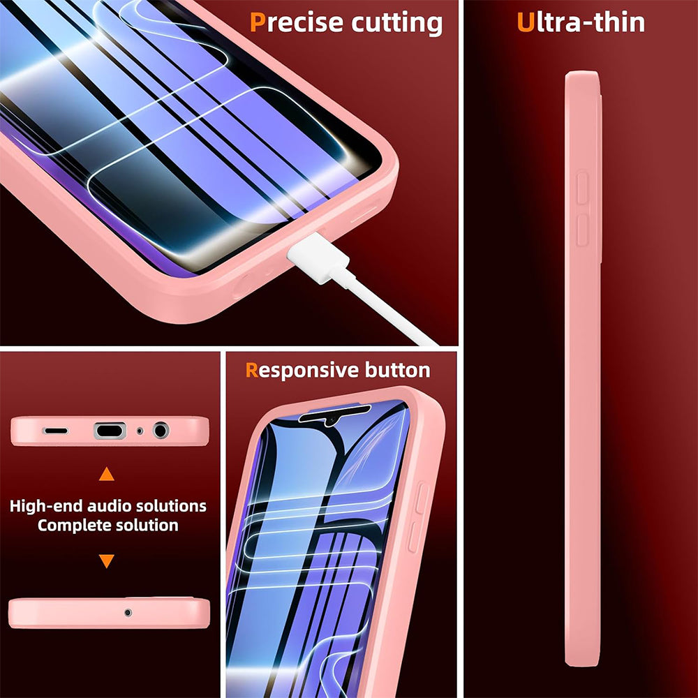 Husa pentru Apple iPhone 18 Pro / 17 Pro, Techsuit, ColorVerse 360, Roz