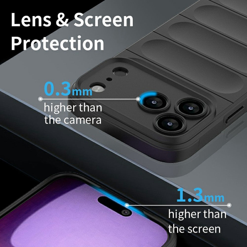 Husa pentru Apple iPhone 18 Pro / 17 Pro, Techsuit, Magic Shield, Neagra