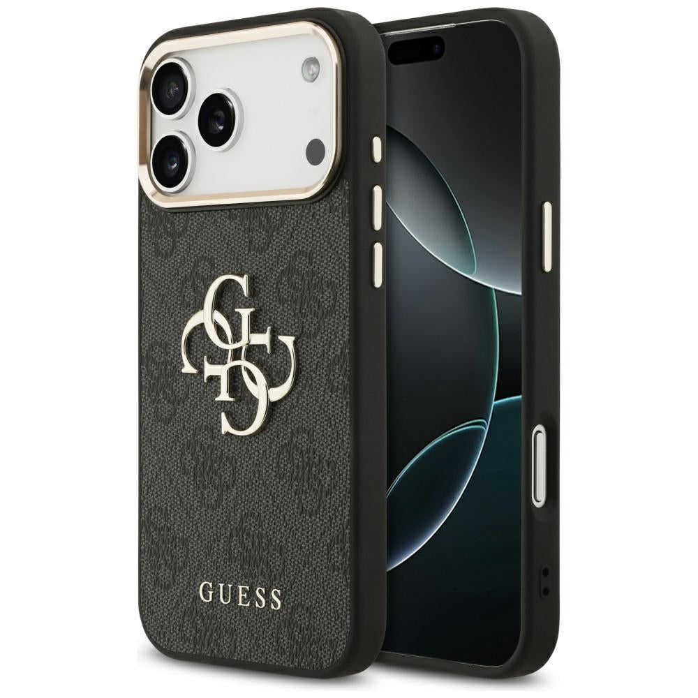 Husa pentru Apple iPhone 18 Pro Max / 17 Pro Max, Guess, 4G Big Classic Logo, Neagra