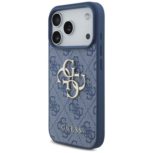 Husa pentru Apple iPhone 18 Pro Max / 17 Pro Max, Guess, 4G Big Logo, Albastra