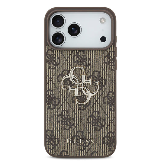 Husa pentru Apple iPhone 18 Pro Max / 17 Pro Max, Guess, 4G Big Logo, Maro