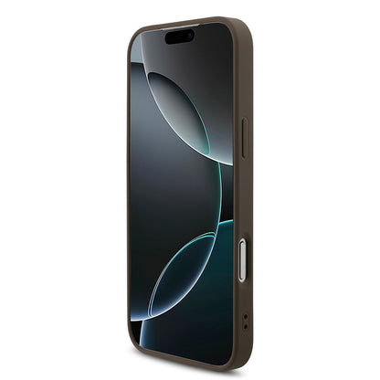 Husa pentru Apple iPhone 18 Pro Max / 17 Pro Max, Guess, 4G Big Logo, Maro