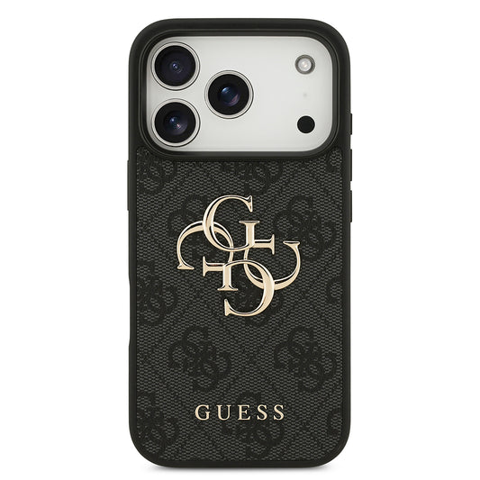 Husa pentru Apple iPhone 18 Pro Max / 17 Pro Max, Guess, 4G Big Logo, Neagra