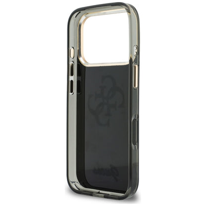 Husa pentru Apple iPhone 18 Pro Max / 17 Pro Max, Guess, IML 4G Metal Script, Neagra
