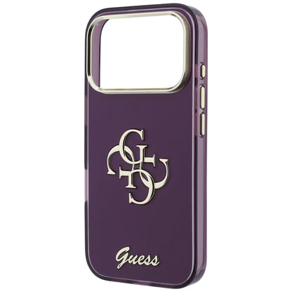 Husa pentru Apple iPhone 18 Pro Max / 17 Pro Max, Guess, IML 4G Metal Script, Visinie