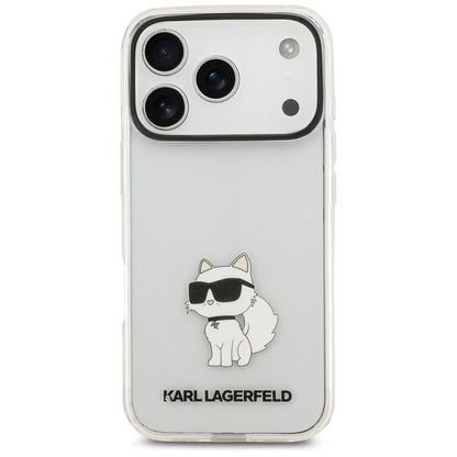 Husa pentru Apple iPhone 18 Pro Max / 17 Pro Max, Karl Lagerfeld, IML Choupette NFT, Transparenta