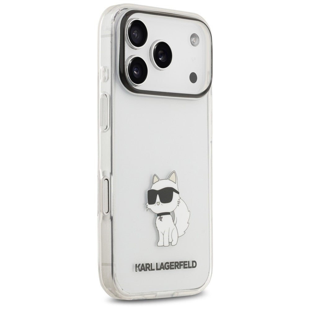 Husa pentru Apple iPhone 18 Pro Max / 17 Pro Max, Karl Lagerfeld, IML Choupette NFT, Transparenta
