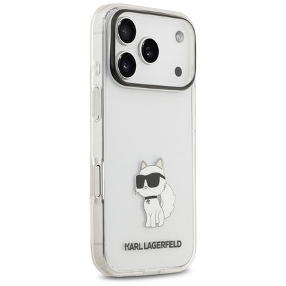 Husa pentru Apple iPhone 18 Pro Max / 17 Pro Max, Karl Lagerfeld, IML Choupette NFT, Transparenta