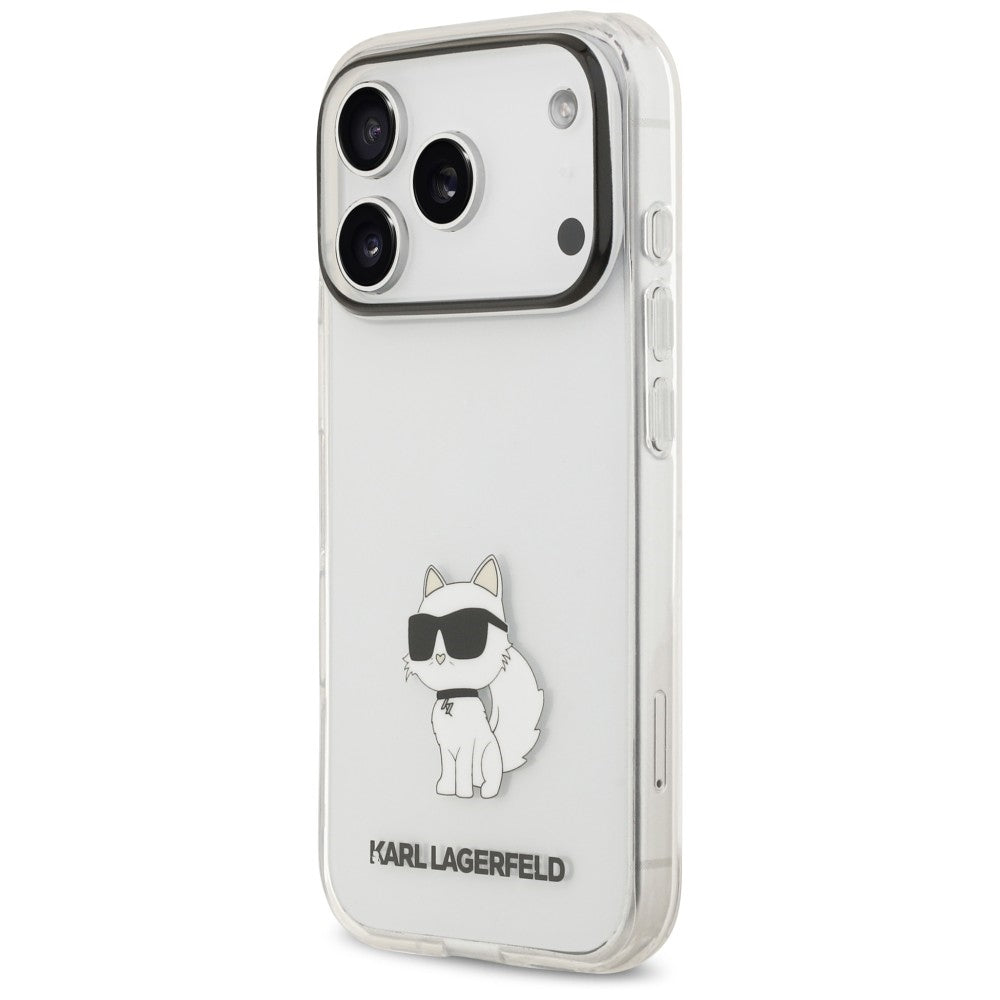 Husa pentru Apple iPhone 18 Pro Max / 17 Pro Max, Karl Lagerfeld, IML Choupette NFT, Transparenta