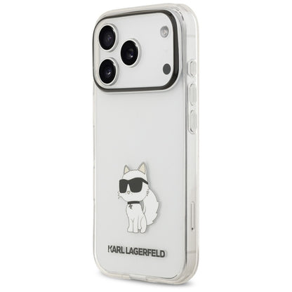 Husa pentru Apple iPhone 18 Pro Max / 17 Pro Max, Karl Lagerfeld, IML Choupette NFT, Transparenta