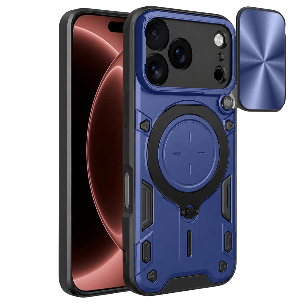 Husa pentru Apple iPhone 18 Pro Max / 17 Pro Max, Techsuit, CamGuard Pro, Albastra