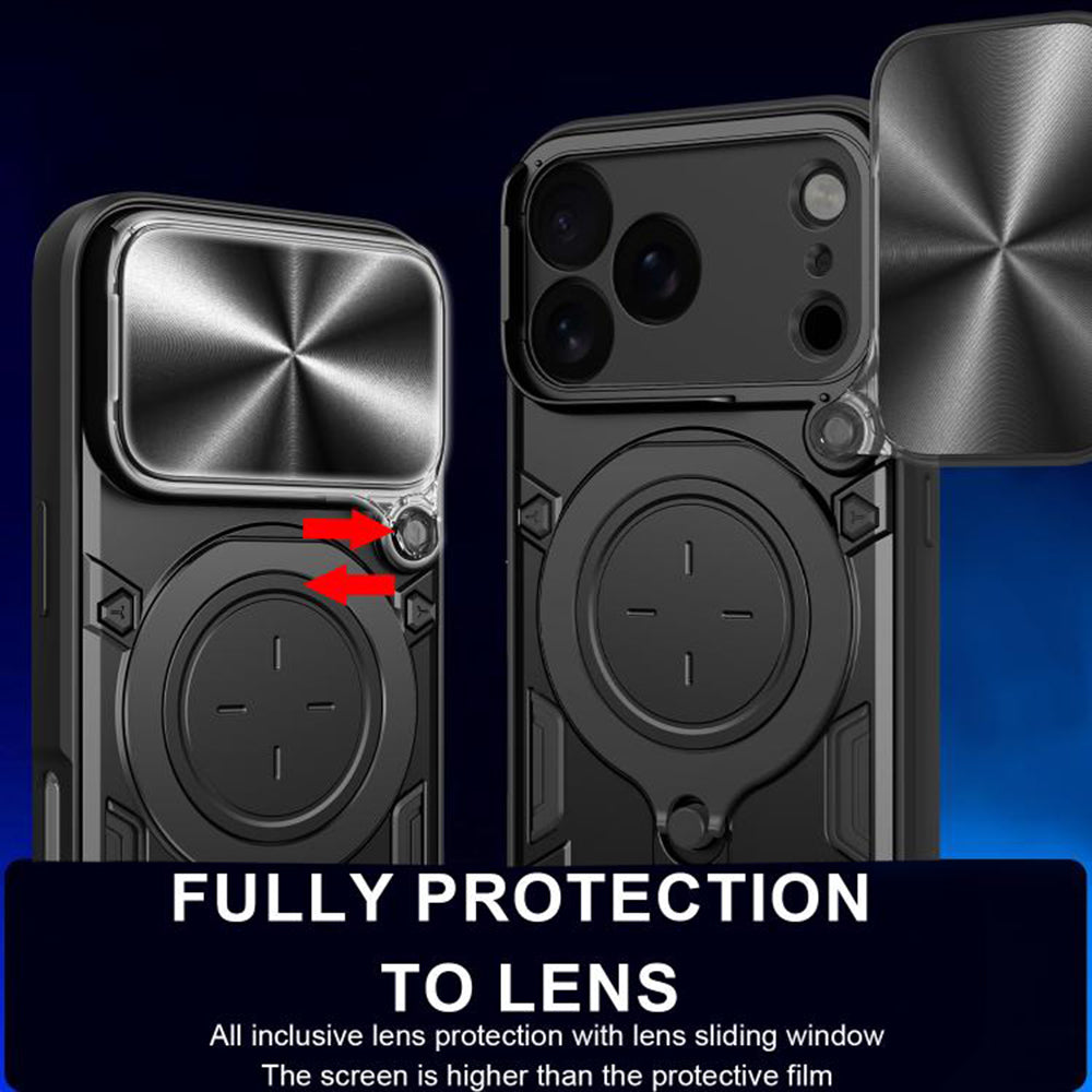 Husa pentru Apple iPhone 18 Pro Max / 17 Pro Max, Techsuit, CamGuard Pro, Neagra